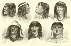 Tipos de los Indios Antis de Edouard Riou